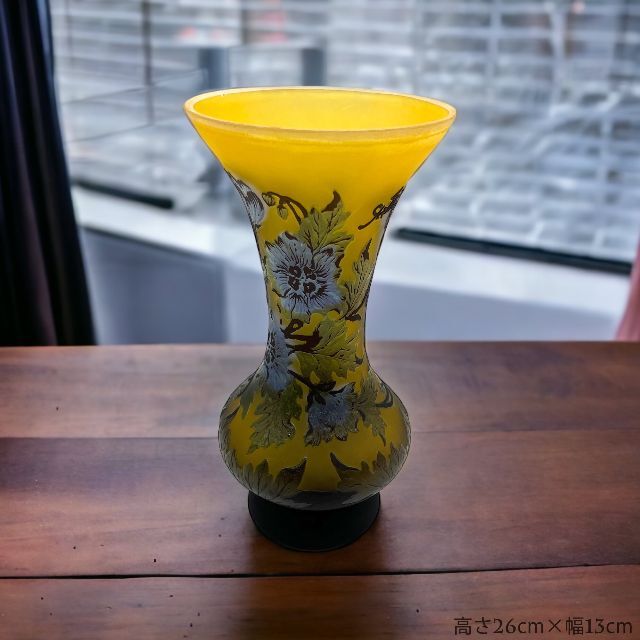 証明書付】高さ26cm 幅13cm エミールガレ カメオ彫 アンティーク | www