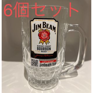 サントリー(サントリー)のサントリー ジムビームホワイトラベル ガラスジョッキ6個セット(アルコールグッズ)