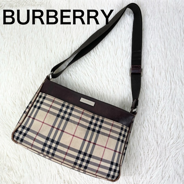 BURBERRY(バーバリー)のバーバリー　BURBERRY サコッシュ　ショルダーバッグ　ノバチェック レディースのバッグ(ショルダーバッグ)の商品写真