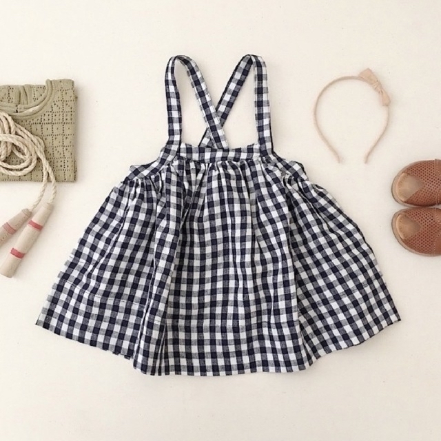 新品 SOOR PLOOM Eloise Pinafore Ginghamsoo