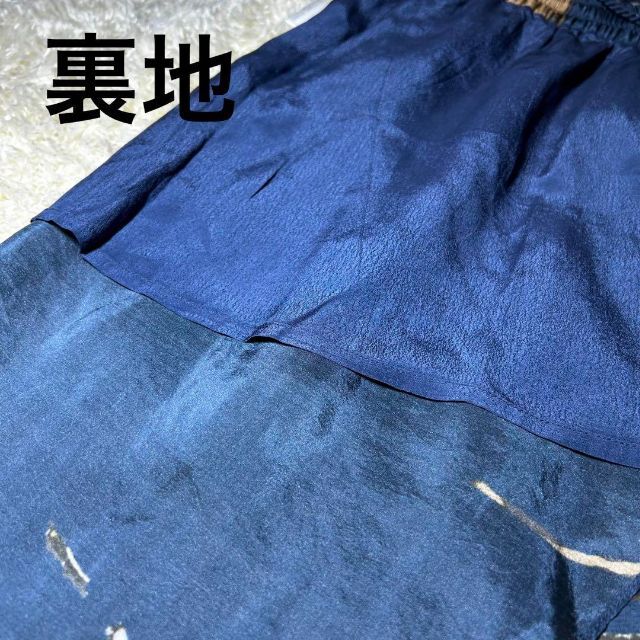 【シルク100%】TRYB シルク アシンメトリー ラップ風スカート レディースのスカート(ひざ丈スカート)の商品写真