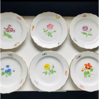MEISSEN - マイセン ベーシックフラワー プレート6枚セットの通販 by