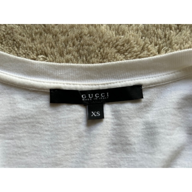 Gucci(グッチ)の【正規品】グッチ　刺繍tシャツ　ホワイト　XS レディースのトップス(Tシャツ(半袖/袖なし))の商品写真