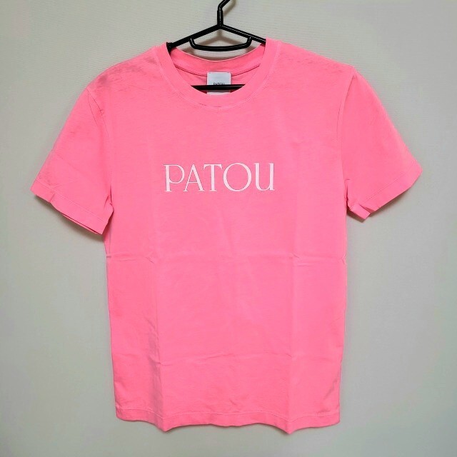 【新品】大人気 PATOU オーガニックコットン パトゥロゴTシャツ S ピンク 1