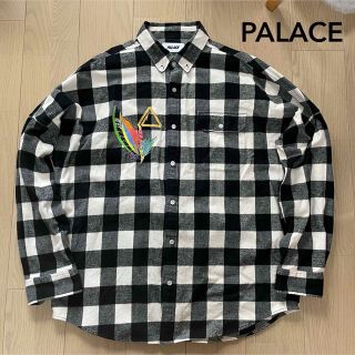 パレス(PALACE)の"PALACE"超希少THAT BIG EH SHIRT BLACK CHECK(シャツ)