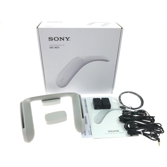 SONY ウェアラブルネックスピーカー SRS-WS1 - スピーカー SONY ウェアラブルネックスピーカー SRS-WS1 - スピーカー