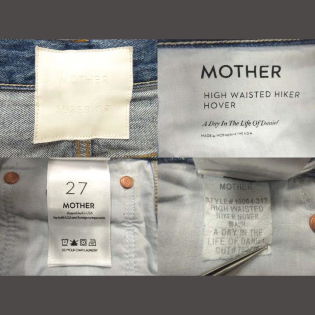 mother(マザー)のマザー mother ハイウエスト ハイカー ホバー デニムパンツ 27 レディースのパンツ(デニム/ジーンズ)の商品写真