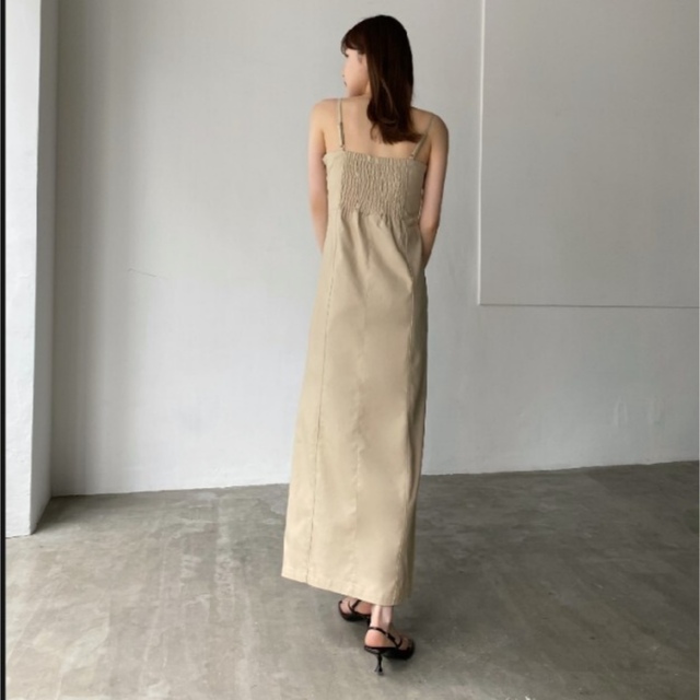 SNIDEL(スナイデル)のcelon thin cami linen dress レディースのワンピース(ロングワンピース/マキシワンピース)の商品写真