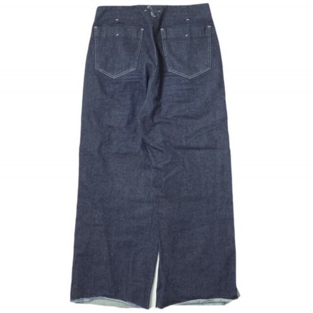 saby サバイ 22AW 日本製 TUCK BAGGY - 11OZ BINGO DENIM タックバギーデニムパンツ B-31810 1(S)  Indigo ジップフライ カットオフ ワイド ジーンズ ボトムス【中古】【saby】