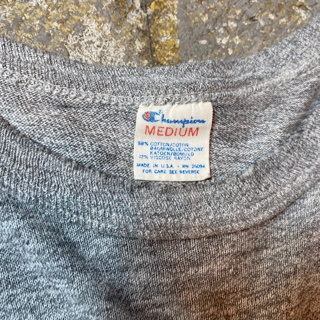 80s チャンピオン tシャツ USA製 8812ハチハチイチニー M グレー