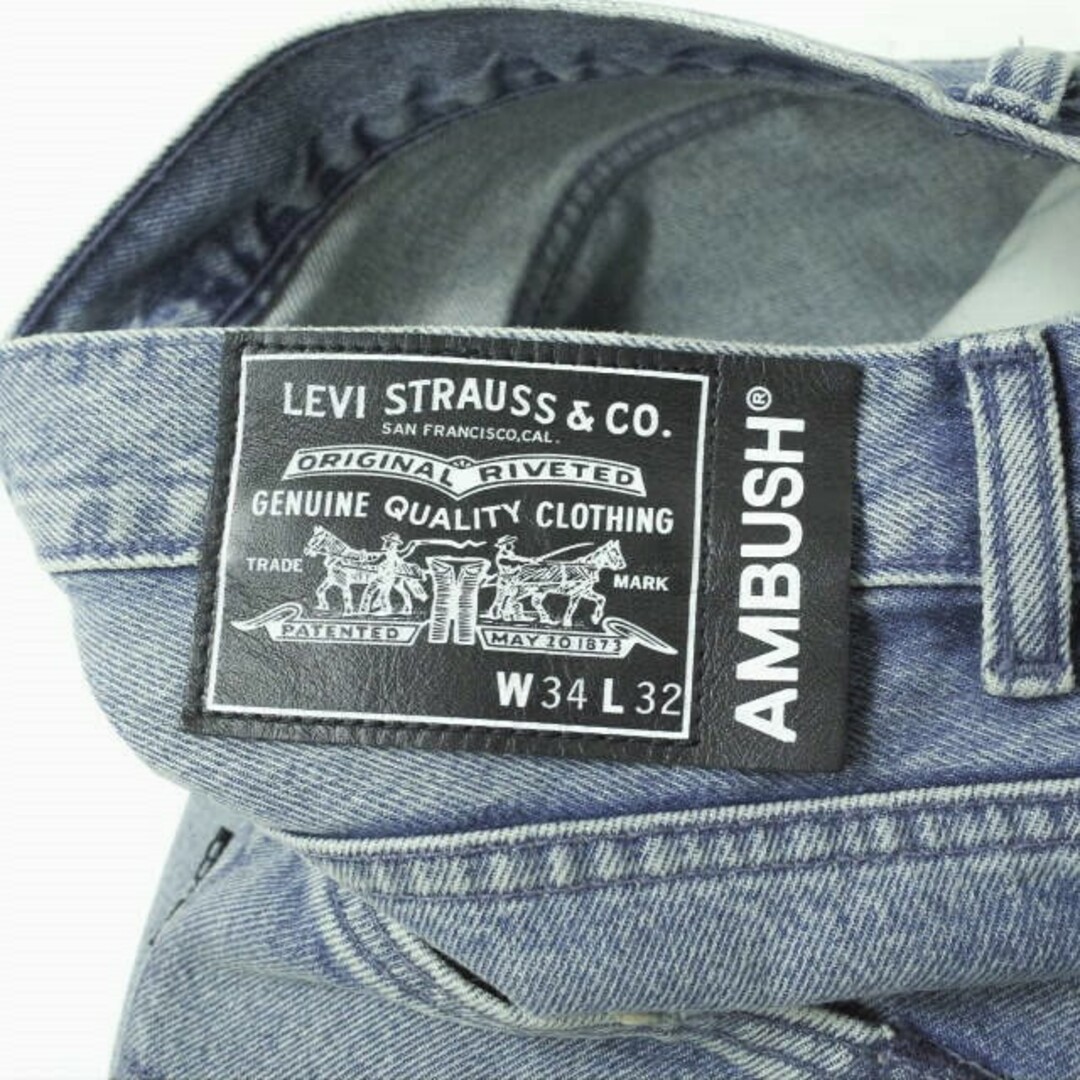 Levi's x AMBUSH リーバイス アンブッシュ 23SS 別注 トルコ製 Biker Jean バイカージーンズ 34 Indigo デニムパンツ ボトムス【Levi's × AMBUSH】