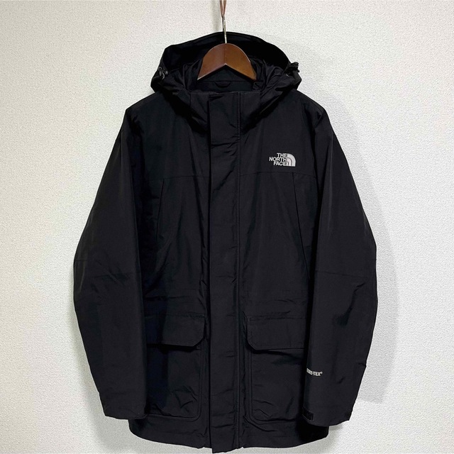 THE NORTH FACE(ザノースフェイス)の美品人気 ノースフェイス ゴアテックス マウンテンパーカー メンズM ブラック メンズのジャケット/アウター(マウンテンパーカー)の商品写真