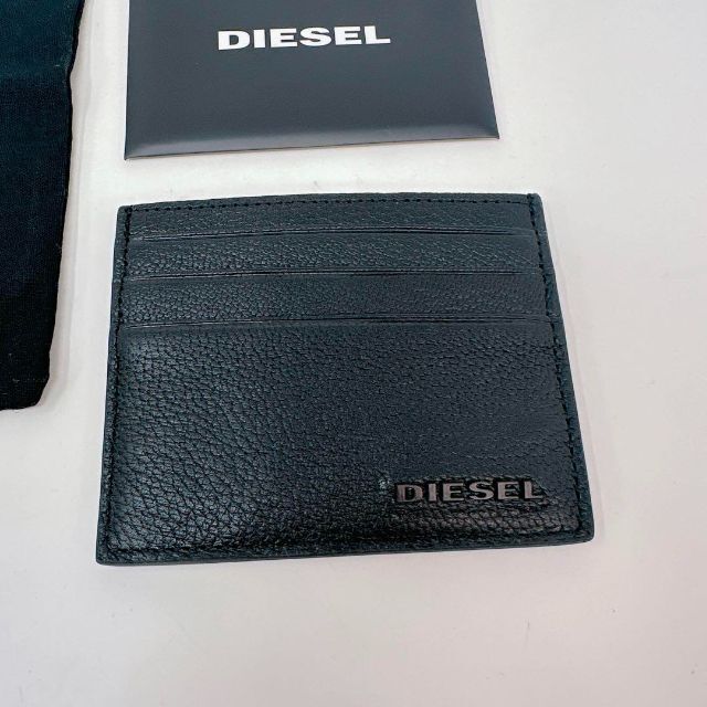 DIESEL(ディーゼル)のディーゼル　レザー　カードケース　パスケース　ブラック　黒 メンズのファッション小物(折り財布)の商品写真