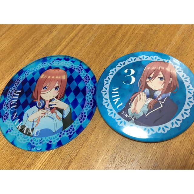 BANDAI(バンダイ)の五等分の花嫁　缶バッジ&コースター エンタメ/ホビーのフィギュア(アニメ/ゲーム)の商品写真