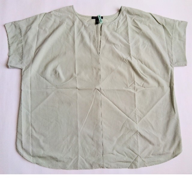 EILEEN FISHER アイリーンフィッシャー ヘンリーネックカットソー レディースのトップス(Tシャツ(半袖/袖なし))の商品写真
