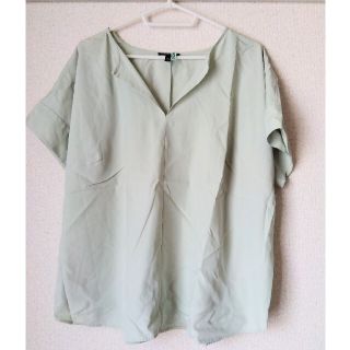 EILEEN FISHER アイリーンフィッシャー ヘンリーネックカットソー(Tシャツ(半袖/袖なし))