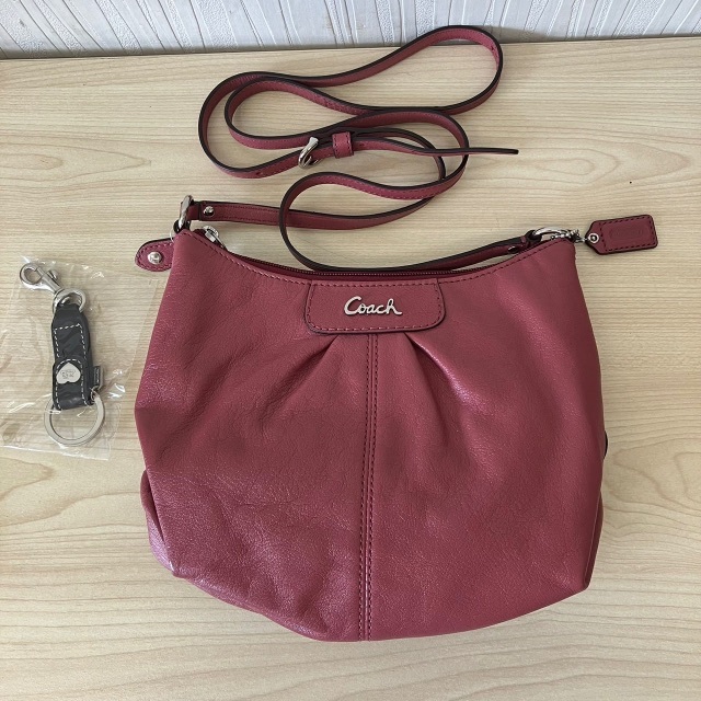 【K4118】未使用 COACH アシュレイ バッグ キーホルダー 2点セット