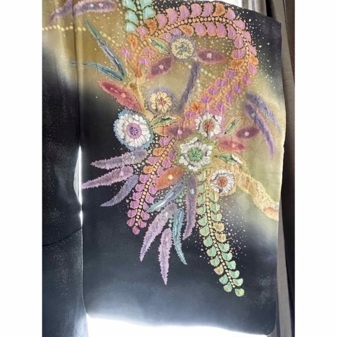 美品 貴重なトール丈 高級帯とお着物セット 高級訪問着 絞り 辻ヶ花