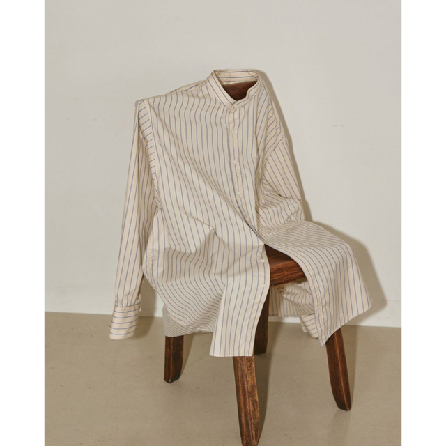 TODAYFUL stripe over shirt cream 高品質 semivoire.com