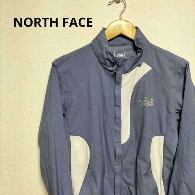 ノースフェイス　NORTH FACE　ナイロンジャケット　ブルー　Sサイズ64cm肩幅