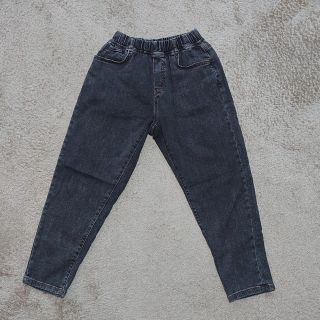 ザラキッズ(ZARA KIDS)のZARA キッズデニム　ブラックデニム　テーパード(パンツ/スパッツ)