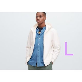 ユニクロ(UNIQLO)のUNIQLO ストレッチ ドライスウェット フルジップ パーカー L 速乾 軽量(パーカー)