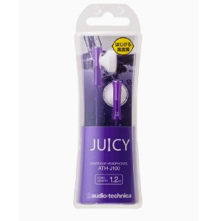 audio-technica インナーイヤーヘッドホン JUICY ATH-J1(ヘッドフォン/イヤフォン)