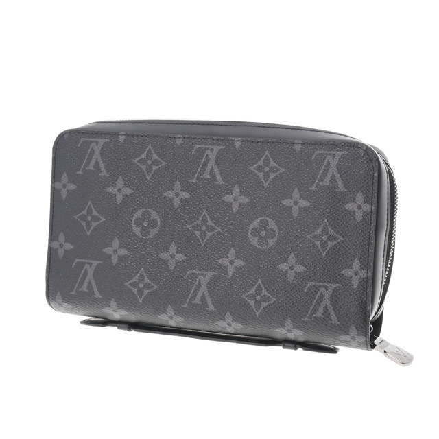ルイヴィトン モノグラム エクリプス ジッピー XL 長財布 黒/グレー