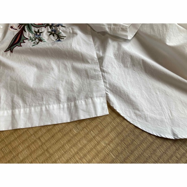 ZARA(ザラ)のザラ　綿ブラウス レディースのトップス(シャツ/ブラウス(半袖/袖なし))の商品写真