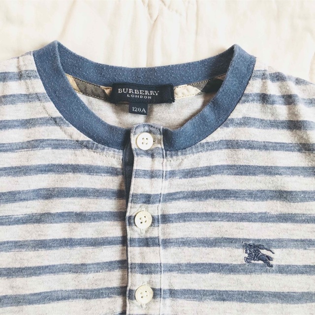 BURBERRY(バーバリー)のBurberry  キッズ　Tシャツ　2枚セット　兄弟お揃い　120&140  キッズ/ベビー/マタニティのキッズ服男の子用(90cm~)(Tシャツ/カットソー)の商品写真