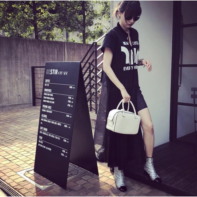 sacai / サカイ | バックシアー プルオーバー Tシャツ | 1 | ブラック | レディース