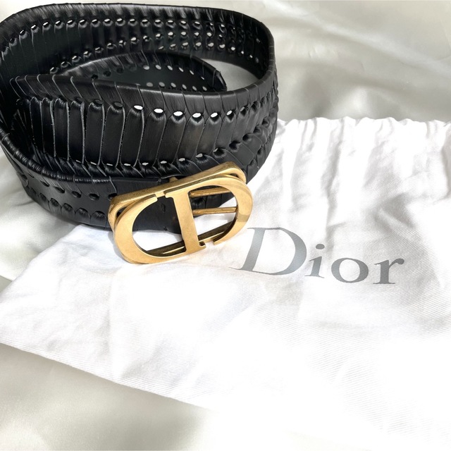 Christian Dior モンテーニュ CDバックル ベルト 【お買得!】 www