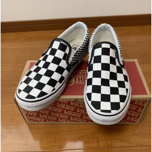 US80カラーVANS MIX CHECKER SLIP ON スリッポン チェッカー26.0