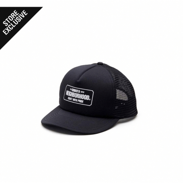 NEIGHBORHOOD 渋谷限定 NH MESH CAP BLACK