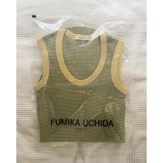 フミカウチダ(FUMIKA_UCHIDA)のFUMIKA_UCHIDA フミカウチダ タンクトップ【新品未使用】(タンクトップ)