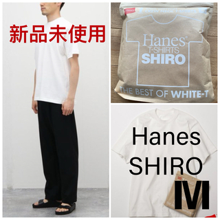 ヘインズ(Hanes)の未使用新品/Hanes T-SHIRTS SHIROヘインズTシャツ白M(Tシャツ/カットソー(半袖/袖なし))