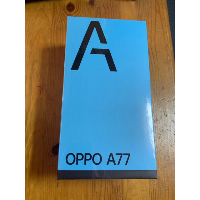 OPPO A77 ブラック 未開封 SIMフリー-