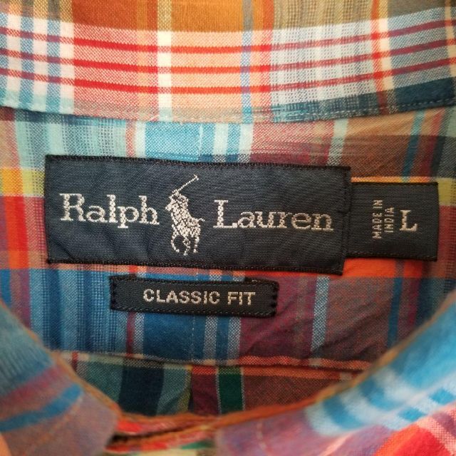 POLO RALPH LAUREN(ポロラルフローレン)の古着RalphLauren　ラルフローレン半袖シャツビックL（3XL）ゆるだぼ メンズのトップス(シャツ)の商品写真