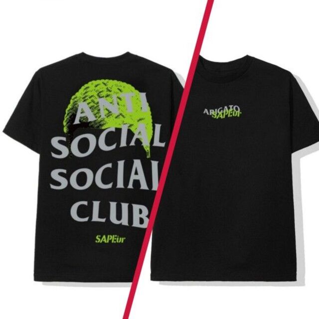 ANTI SOCIAL SOCIAL CLUB x SAPEur S/S TEE 格安販売の 8149円