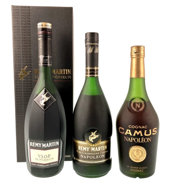 3本 REMY MARTIN CAMUS コニャック