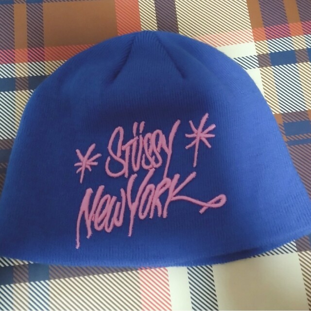 STUSSY(ステューシー)の☆STUSSYNuwYORK✨ニットキャップ レディースの帽子(ニット帽/ビーニー)の商品写真