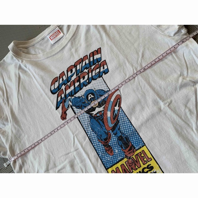 EDWIN(エドウィン)のキャプテンアメリカ　MARVEL EDWIN マーベル　エドウィン　Tシャツ L メンズのトップス(Tシャツ/カットソー(半袖/袖なし))の商品写真