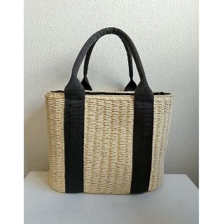 ユナイテッドアローズグリーンレーベルリラクシング(UNITED ARROWS green label relaxing)の◇新品◇ユナイテッドアローズ  テープハンドル かごバッグ(ハンドバッグ)