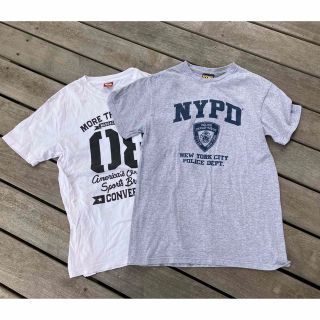 コンバース(CONVERSE)のコンバース　converse NYPD Ｔシャツ 160cm S ２枚セット(Tシャツ/カットソー)