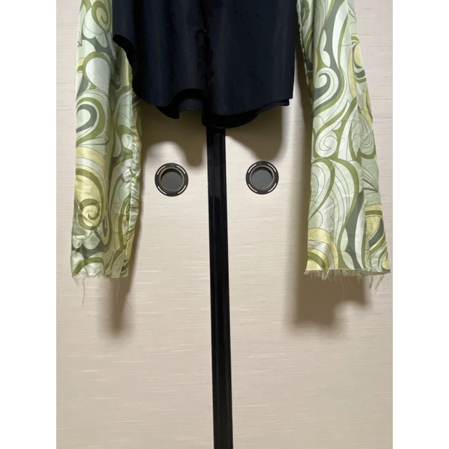定価14万 RAF SIMONS 21ss スリーブシャツ ブラック 超人気高品質