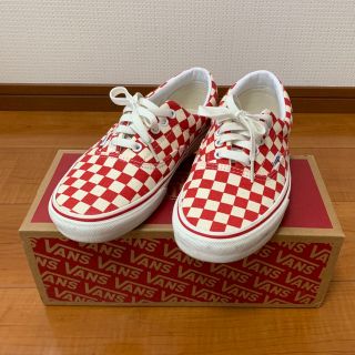 US企画 vans アシンメトリー個体 ワープチェック スリッポン
