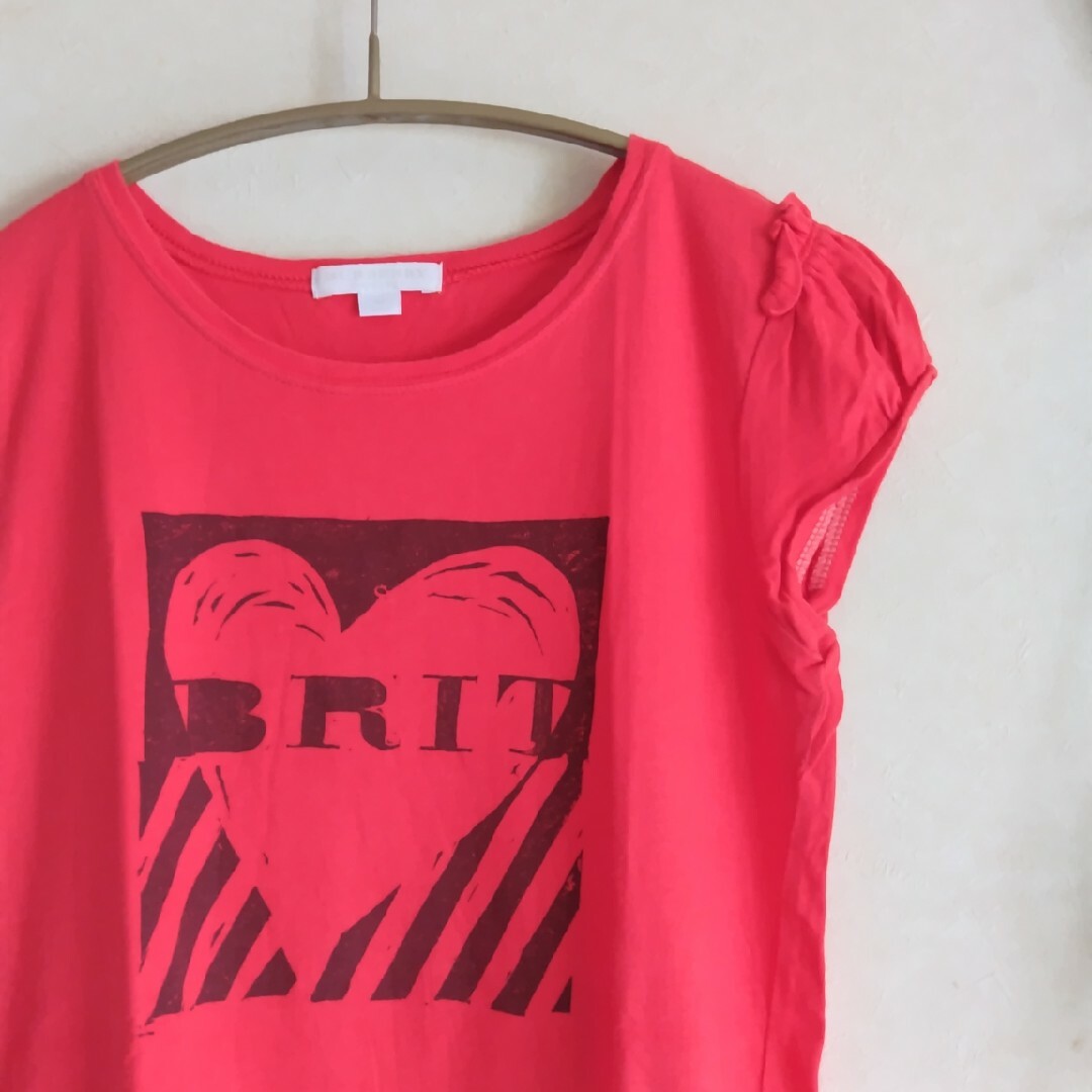 BURBERRY - BURBERRY♡14Y164㎝ショートスリーブTシャツ*赤の通販 by