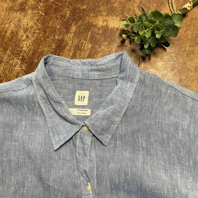 GAP(ギャップ)のGAP  レディース　シャツ　L レディースのトップス(シャツ/ブラウス(長袖/七分))の商品写真