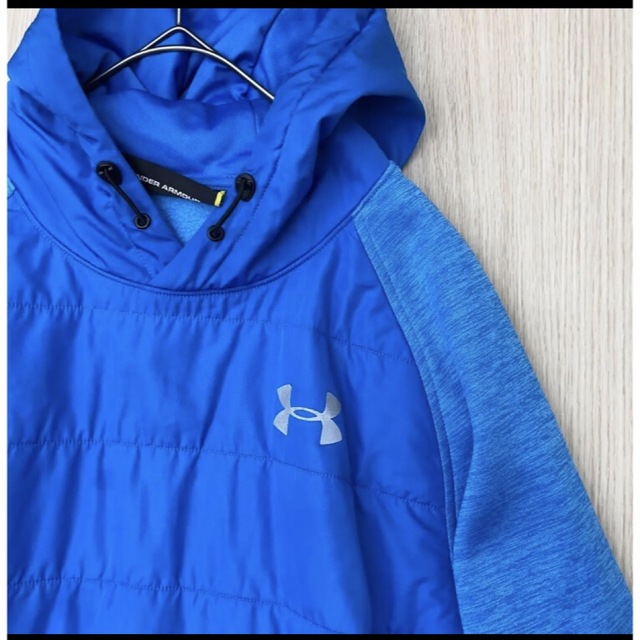 UNDER ARMOUR(アンダーアーマー)のUNDER ARMOR アンダーアーマー 裏起毛 パーカー 水色  メンズのトップス(パーカー)の商品写真