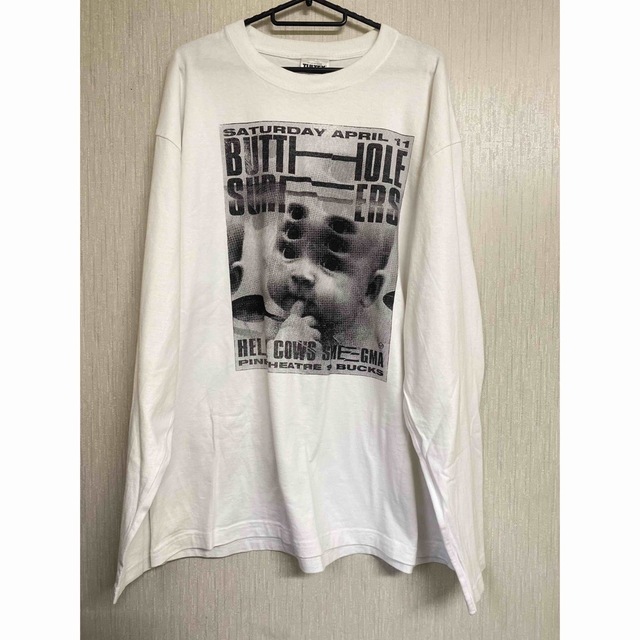 激レア Butthole Surfers  ロンTシャツ　ヴィンテージ　XL メンズのトップス(Tシャツ/カットソー(七分/長袖))の商品写真